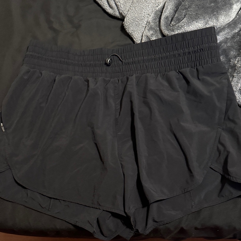 All in Motion Women's Black Athletic Shorts